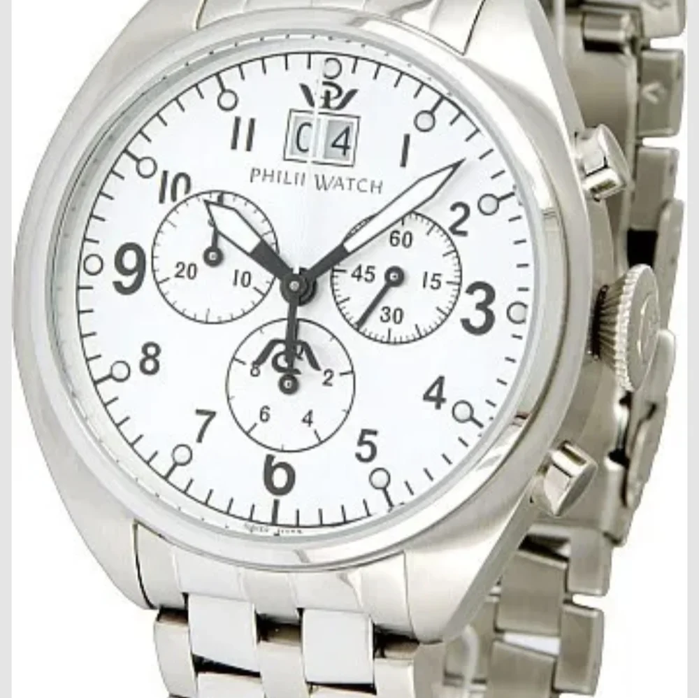 Philip Men's Stainless Steel Chronograph Watch